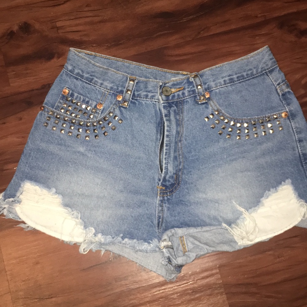 High waisted shorts